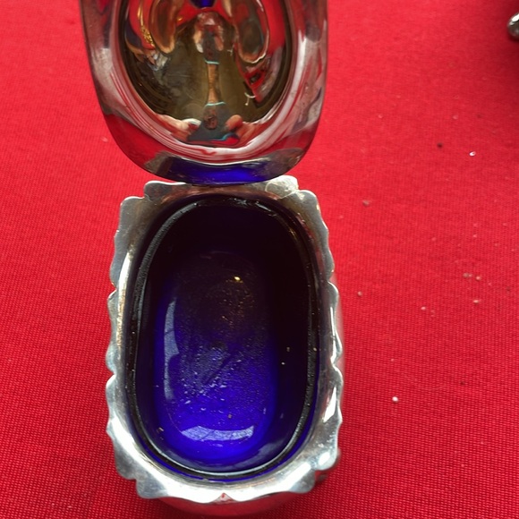 ANTIQUE BOXED SIGNED 5 PIECE MINIATURE CRUET SET - Picture 5 of 16